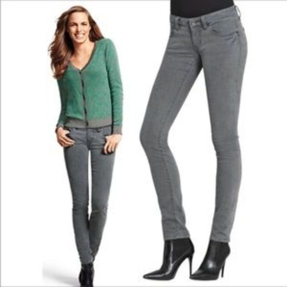Cabi Stormy Gray Wash Skinny Stretch Jeans Style 921 Womens  8